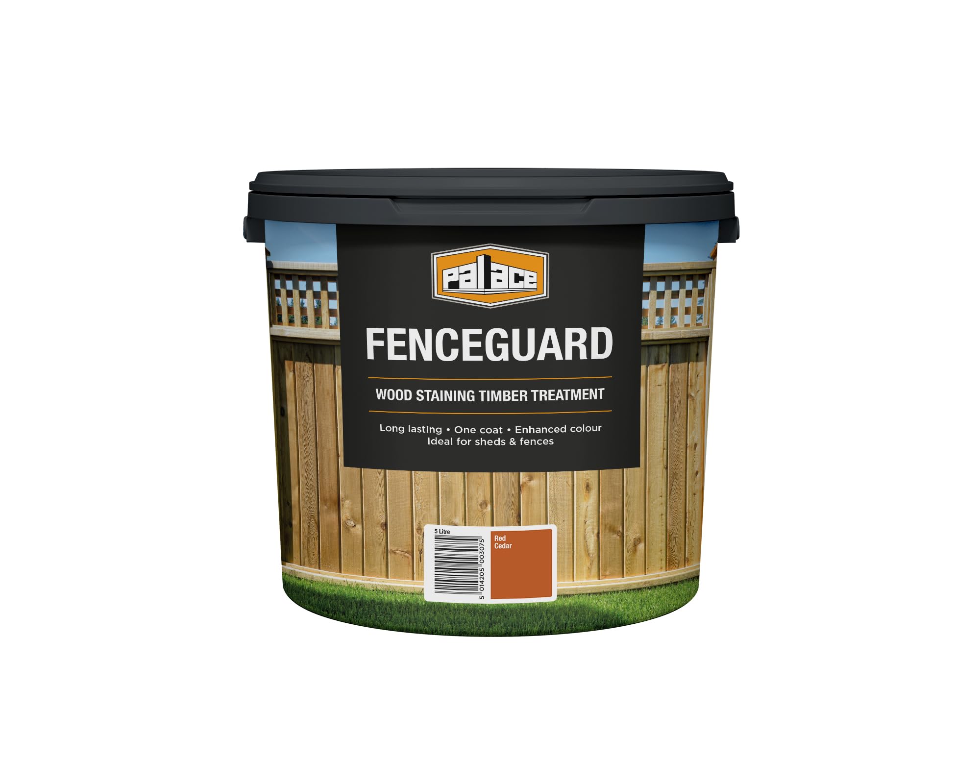 Palace Fenceguard Red Cedar 5 Litre - Weather-Resistant Exterior Wood Stain for Fences & Garden Structures