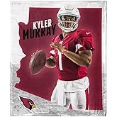 Northwest NFL Arizona Cardinals Kyler Murray Silk Touch Throw Blanket, Team Colors, 50" x 60"
