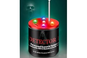 VORIGY Ghost-Hunting-Paranormal-Investigation-Equipment, Radiating Electromagnetic Pod 2.0, ATDD & 5 Sensitivity Levels, EMF Detector with Temperature Deviation Detection for Ghost Hunters and Investigators