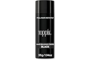 TOPPIK Hair Building Fibers, Value Size 55 g, Fill In Fine or Thinning Hair, Instantly Thicker Looking, Multiple Shades for M