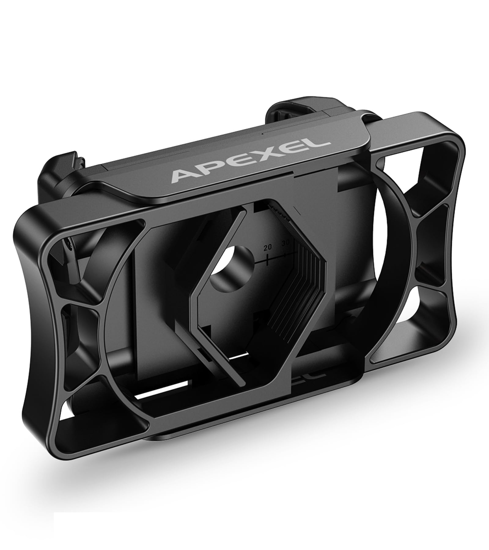 APEXEL Universal Telescope Phone Adapter,Compatible with Binocular Monocular Spotting Scope and Microscope,Telescope Mount Adapter Easy Operation Suitable for All Smartphones