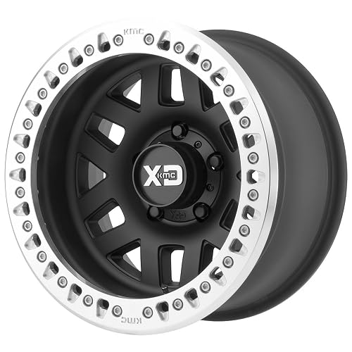Jcl Rims XD SERIES BY KMC WHEELS XD229 MACHETE CRAWL BLACK Wheel Chromium ...
