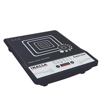 Buy Inalsa Rapid Cook 2000 Watt Induction Cooktop Black Grey