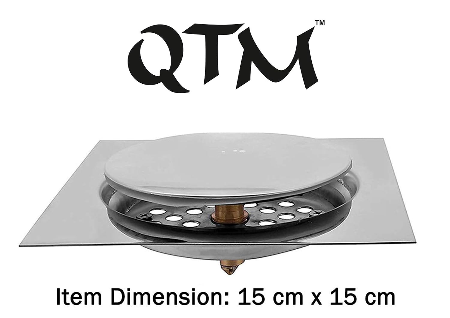Qtm Stainless Steel Anti Cockroach Anti Foul Pop Up Floor Drain