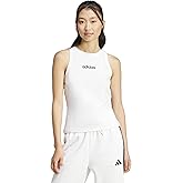 Adidas Womens Essentials Linear Slim Cotton Tank Top