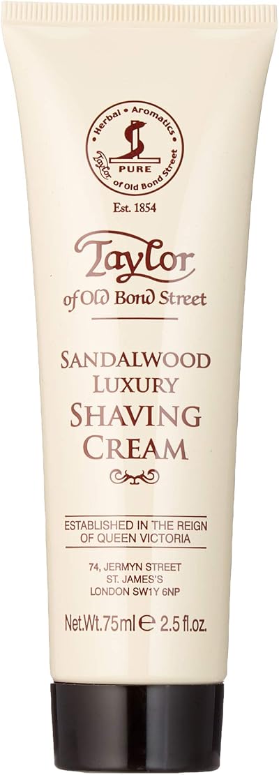 Taylor of Old Bond Street Sandalwood Shaving Cream 75ml Tube