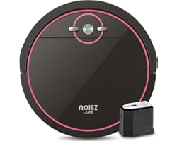 NOISZ ILIFE S5 Robot Vacuum Cleaner, ElectroWall, Tangle-Free Suction Port, Quiet, Automatic Self-Charging, Ideal for Pet Car