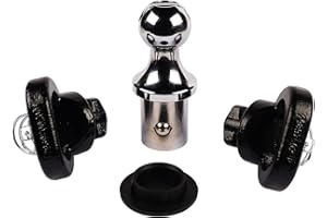 Niyako Gooseneck Tow Hitch Ball Kit, 2-5/16-In Ball, 38,000 lbs Load Capacity, Replacement# 60618, Fit 2013-2023 Ram 2500 3500