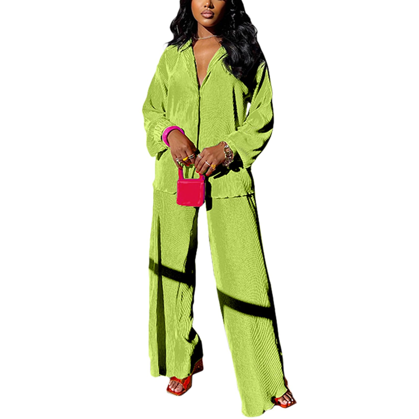 kaimimei Casual 2 Piece Outfit for Women - Linen