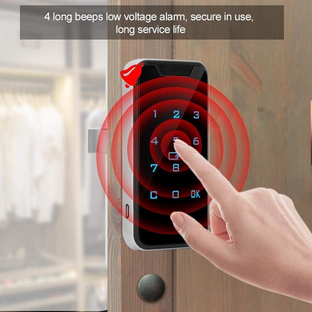 Electronic Cabinet Lock, Smart Digital/IC Card Password Entry Lock, Touch Keypad Electronic Wardrobe File Cabinet Lock - Image 3