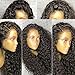 Brazilian Deep Wave Lace Front Wig Human Hair Wigs For Black Women 130 Density Deep Curly Lace Front Wigs Pre Plucked Bleached Knots With Baby Hair (14 Inch)