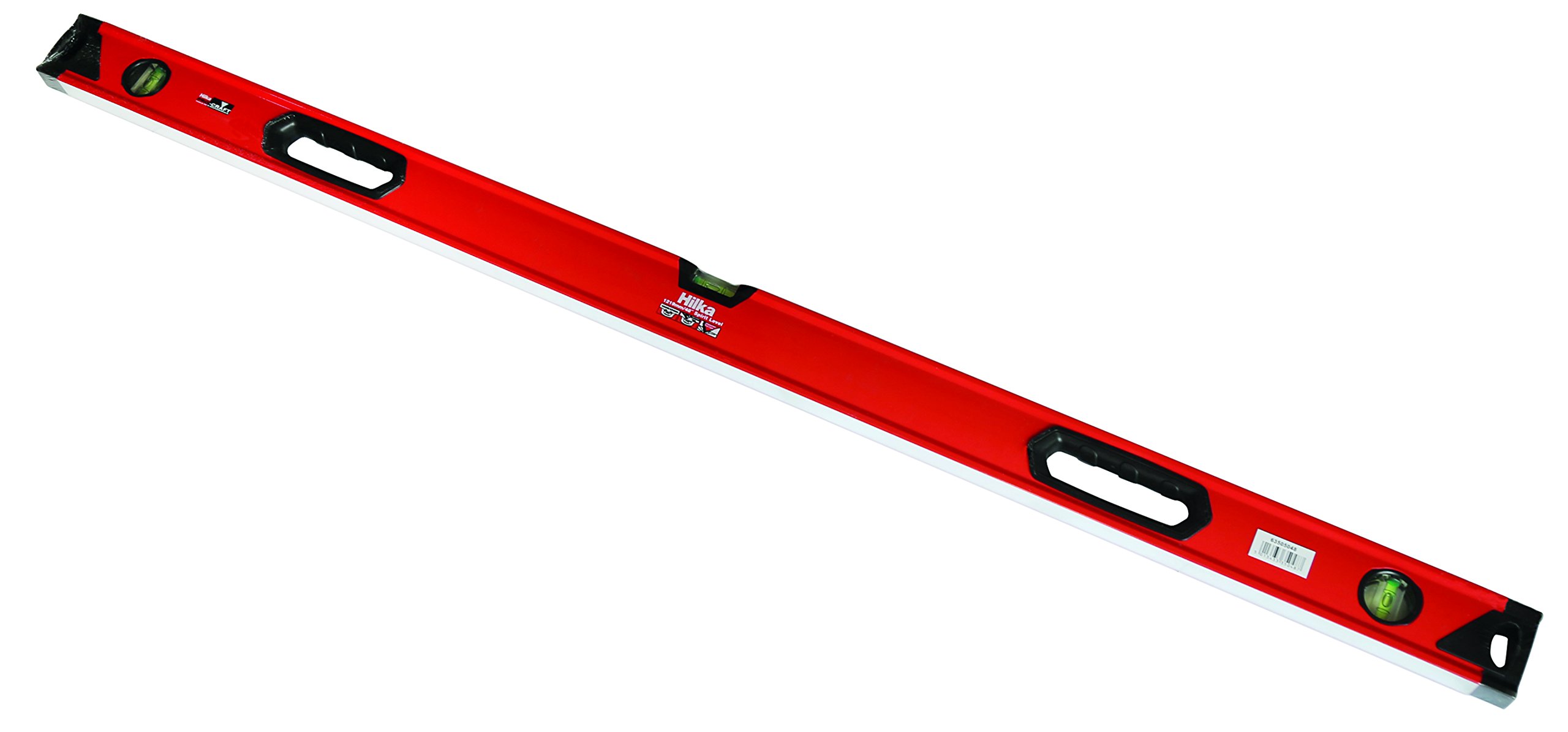 Hilka Tools 63505048 48" (1219mm) Spirit Level, Red & Black