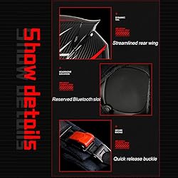 Motorcycle Bluetooth Full Face Helmet, Integrated