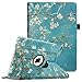 Fintie iPad Air 2 Case (2014 Release) - 360 Degree Rotating Stand Protective Case Smart Cover with Auto Sleep/Wake Feature for Apple iPad Air 2, Blossom