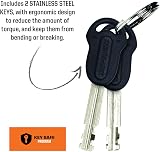 Kryptonite Keeper Mini-6 Bike U-Lock 12mm Shackle Mounting Bracket Keys view 4