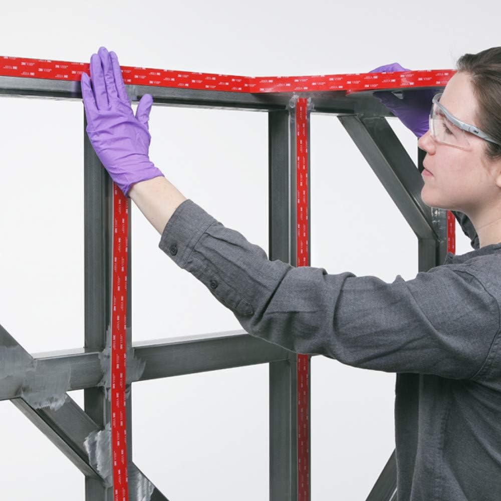 3M 1/2-5-RP32 VHB Tape 0.5 in width x 5 yd length (1 Roll),Gray: Home Improvement