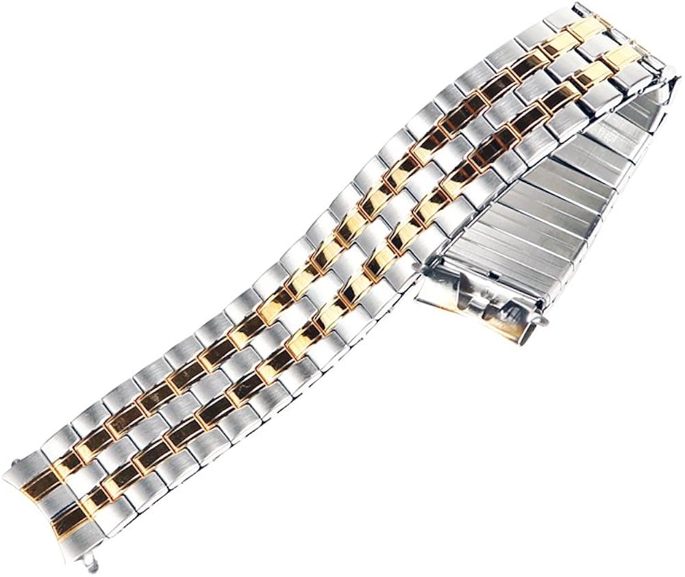 16mm Watch Band Compatible With Timex T2N093 Twotone