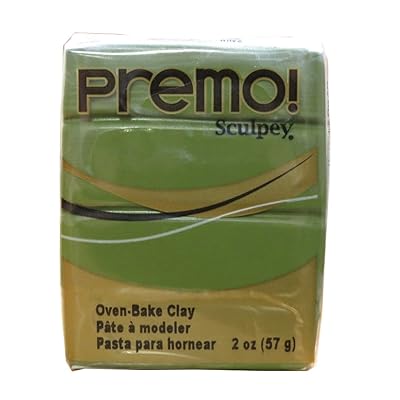 Premo Sculpey Polymer Clay 2 Ounces-Spanish Olive