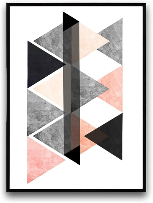 Bild Geometrisches Muster Skandinavischer Wandbild Kunst Deko