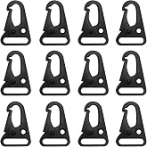 12Pieces Sling Clip Clasp Olecranon Hook for Keychain Snap Hooks Outdoor Tactical