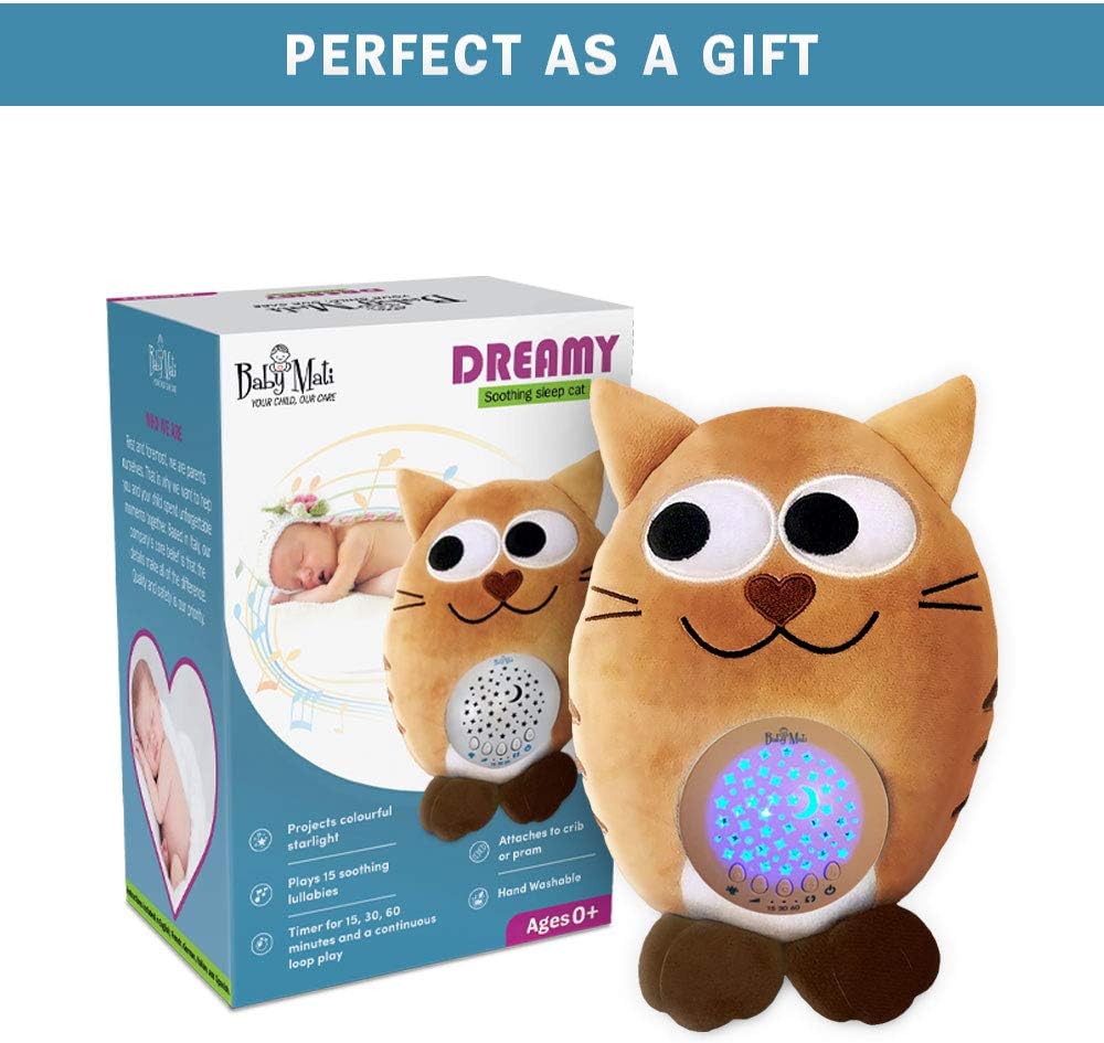 Babymati Peluche Veilleuse Musicale Et Lumineuse Doudou Lumineux Avec 15 Berceuses Bebe Peluche Chat Boite A Musique Bebe Avec Bruit Blanc Cadeau De Naissance Garcon Ou Fille Baby Shusher Amazon Fr Jeux Et Jouets