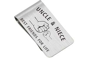 Emideary Money Clip for Men, Stainless Steel Front Pocket Wallet