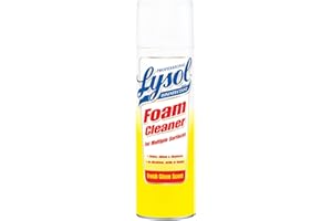 Professional Lysol Foam Cleaner Multi Surface Spray 24 Fl Oz (Pack of 12)