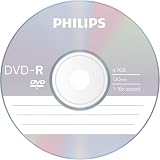 Philips 50 Pack DVD-R 16x Speed Blank Discs 4.7GB 120 Min Spindle view 2