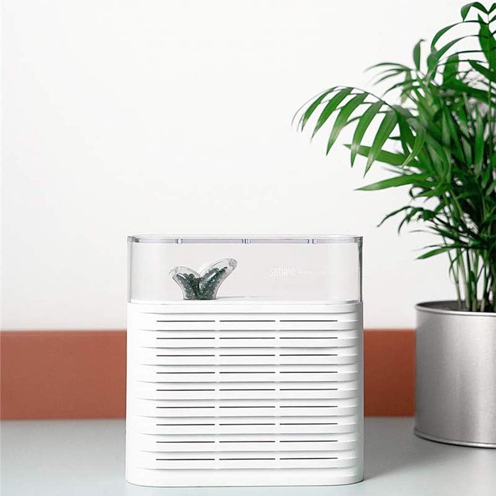 XYSQWZ Portable Dehumidifiers for Home, Ecological 150ml Portable Plant Air Dehumidifier Rechargeable Reuse Dryer Moisture Drying Machine Desiccant Fan