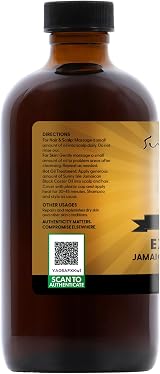 Sunny Isle Extra Dark Jamaican Black Castor Oil 8oz Natural Hair Scalp Skin view 8