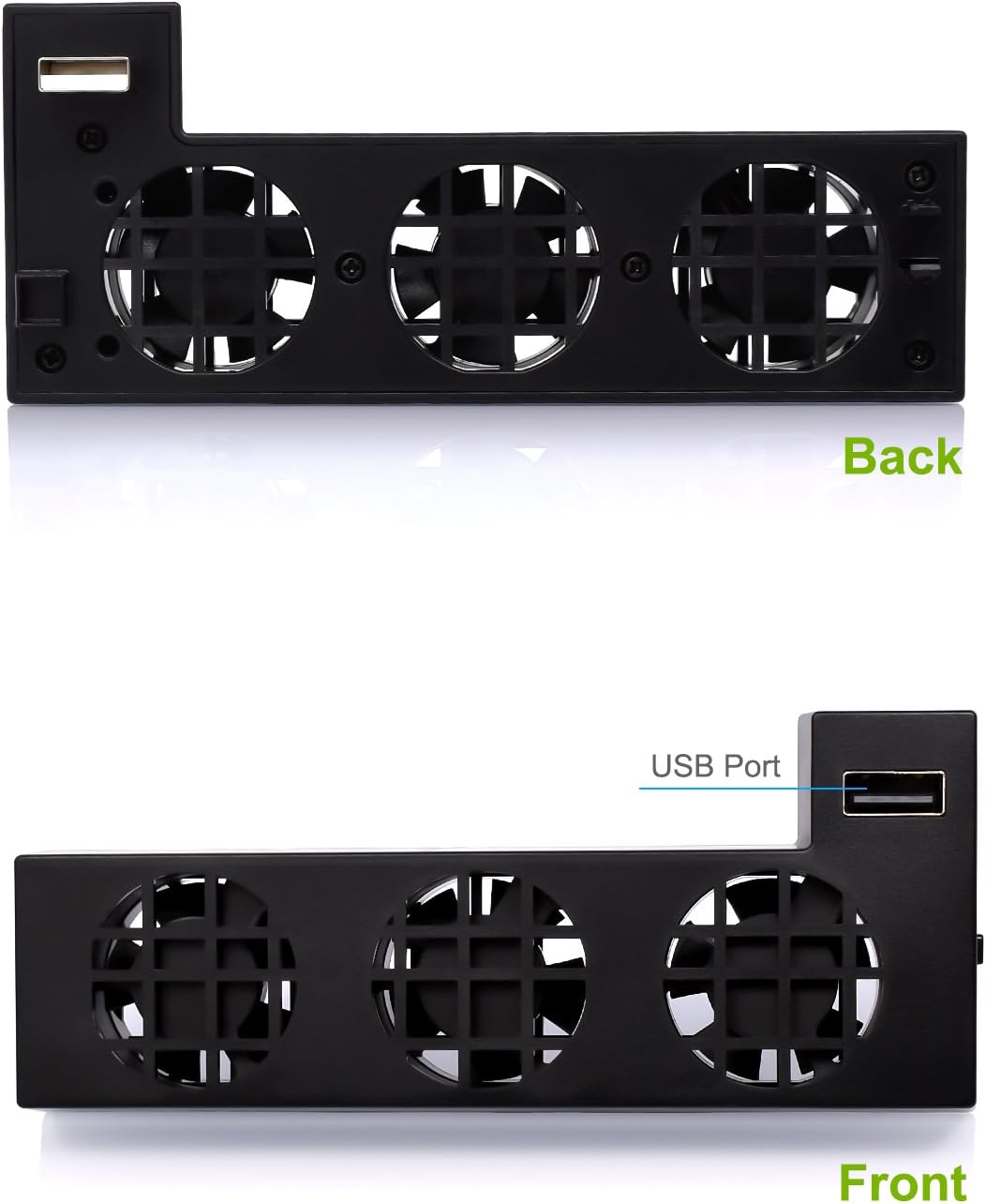 USB Cooling fan for Xbox One X Console,Cooling System for Xbox One X with 3 Cooling Fans and 2.0 USB Port - Only for Xbox one X: Electronics