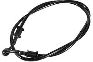 Rear Brake line for 500 Vinson + Motorcycle Oil Hose, 50cm - 120cm Braided Steel Brake Clutch Hose Line Pipe Colorful(1200mm-