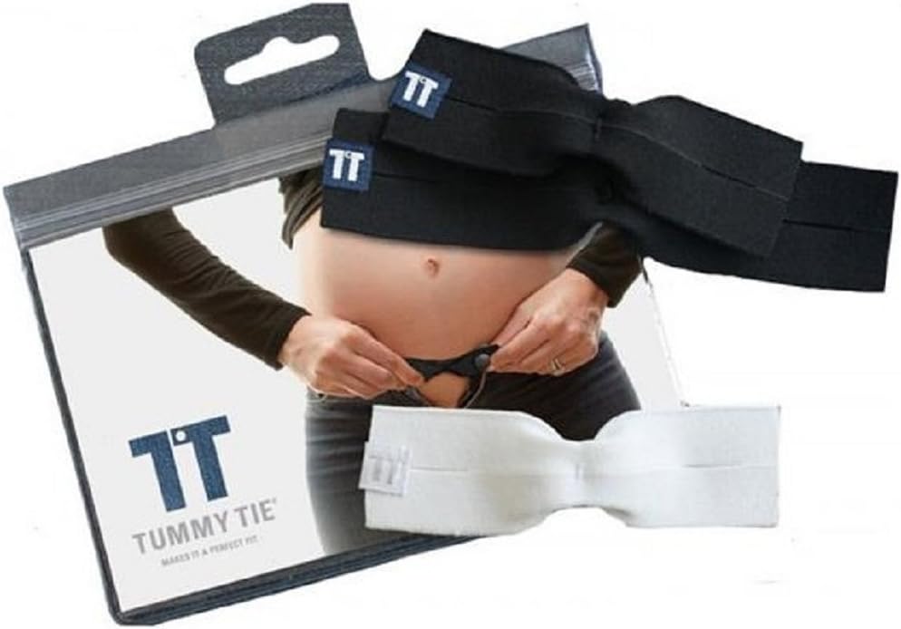 Pregnancy Waist Extender Belt - Elastic Bump Band for Expanding Your Pregnancy Wardrobe