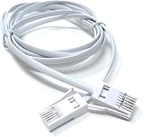 DRUT 2m BT to BT 4 Wire 431A Male to Male Telephone Cable Lead 6.5ft White view 4