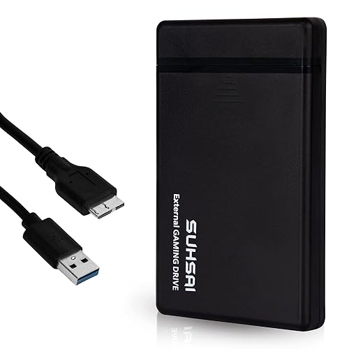 1TB External Hard Disk for Gaming, USB Portable HDD Storage