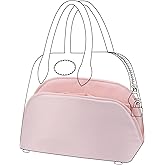 DGAZ Silk Purse Organizer Insert Fits Bolide 1923mini/25/27/31/35,Silky Smooth Bag Organizer，Luxury Handbag & Tote Shaper(Pink,Bolide25)