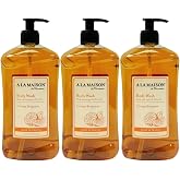A LA MAISON Orange Bergamot Body Wash 25.36 Fl Oz, 3 Pack