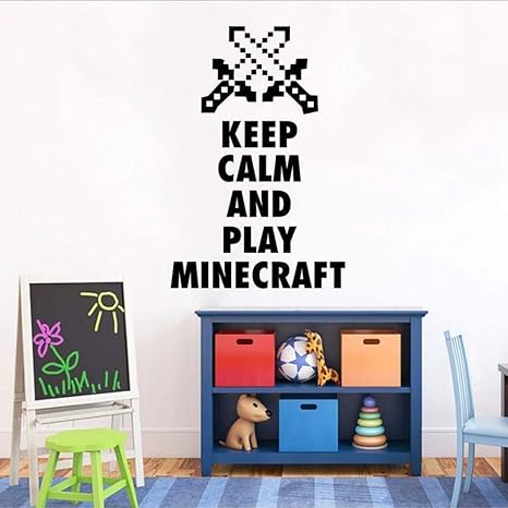 Amazon 漫画ゲームウォールアートポスターminecraft矢印ウォールステッカーゲームポスターデカール壁画取り外し可能な家族の寝室の装飾57x86cm ウォールステッカー オンライン通販