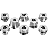 Metlead 8PCS Bead Roller Radius Die Set for Sheet Metal | Includes 5/16", 1/2", 1" and 1-1/2" Round-Over Dies, Fits 22mm Shaft Bead Rollers