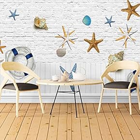 Wall Mural Unique Design of Mediterranean Style Removable Self-Adhesive Large Wallpaper - 66x96 inches