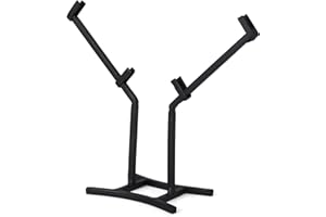 Milltown Merchants 8" Pinnacle Metal Display Stand - Square Display Stand - Fused Glass Art Base - Plate Stand/Plate Holder - Square Art Panel Stand - 3 Pack