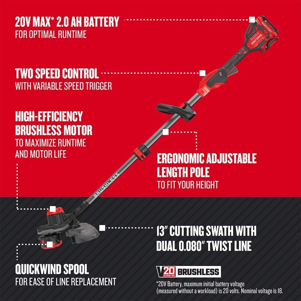 craftsman v20 string trimmer