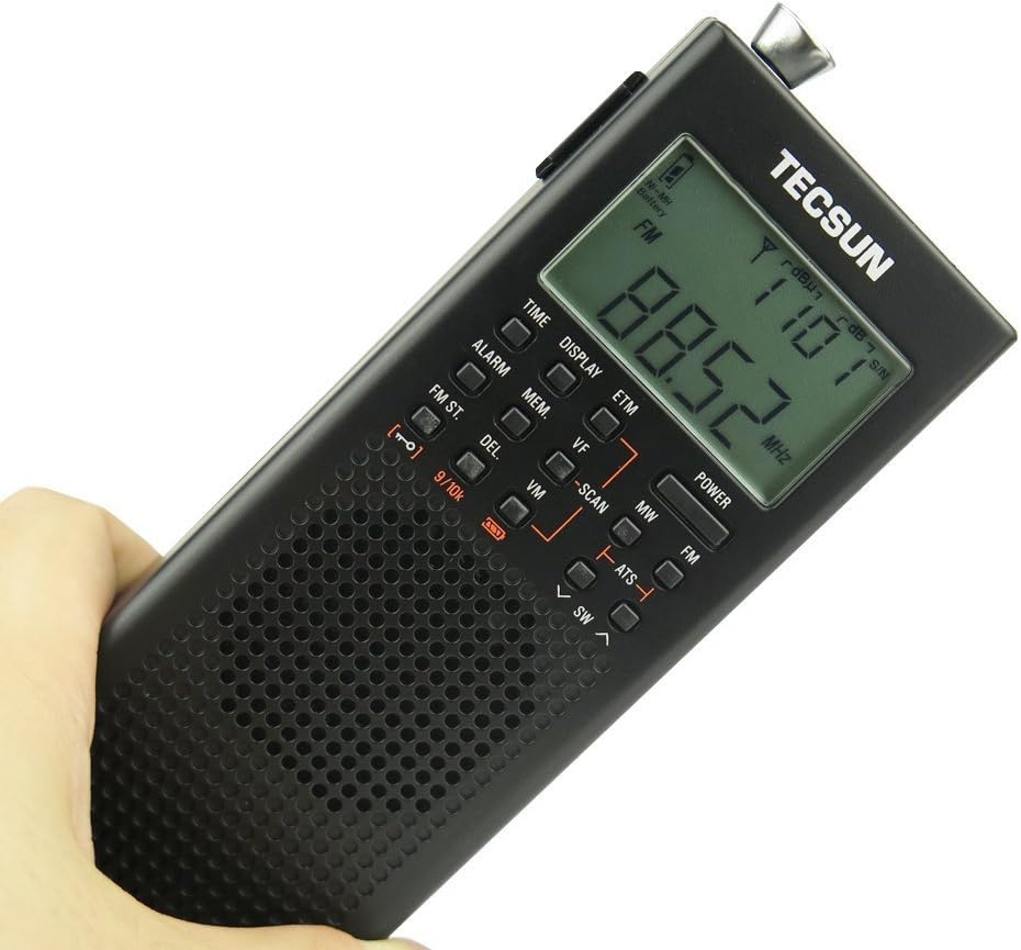 TECSUN Pl-360 Radio Digital PLL Portable Radio FM Stereo/LW/SW/MW DSP Receiver (Black): Home Audio & Theater