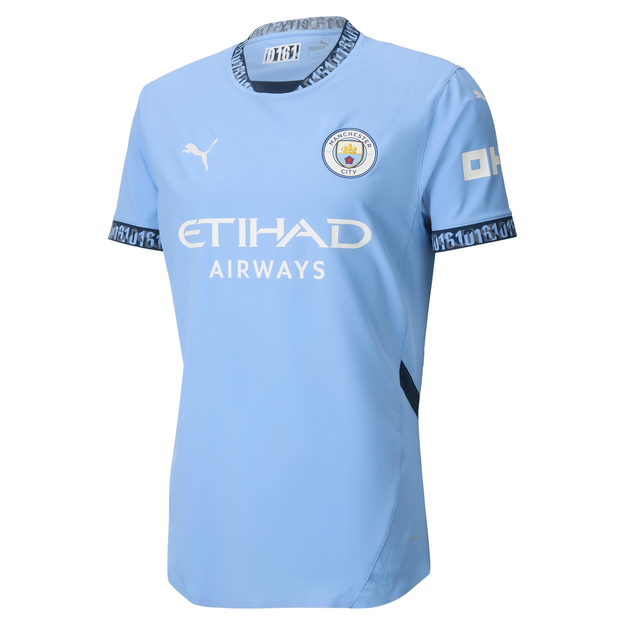 PUMA Manchester City Home Shirt 2024/25 Season - Authentic with Gift Box - Team Light Blue - Size: M