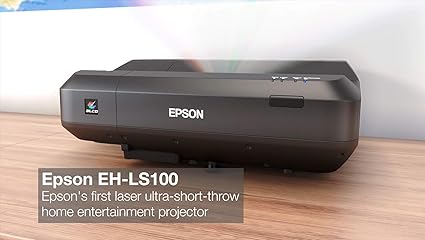 Epson EH-LS100 Video - Proyector (4000 lúmenes ANSI, 3LCD, WUXGA ...