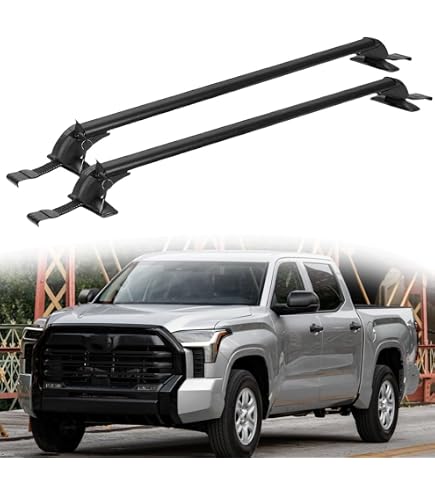 Aluminum Roof Cross Bars For Toyota Tundra 2007-2021 - Heavy Duty, 100KG Capacity, Easy Install