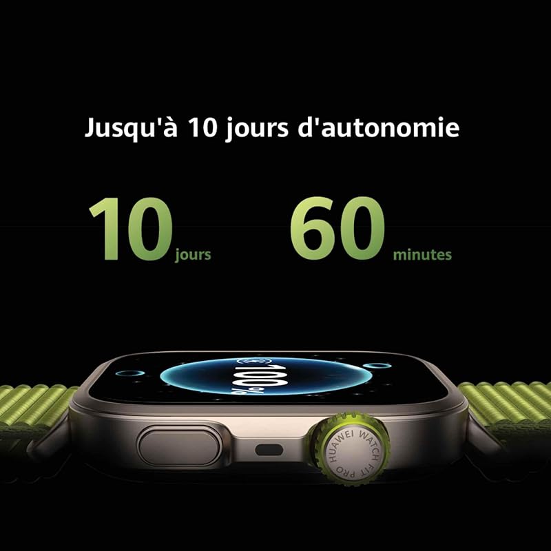 Watch FIT 4 Pro Montre connectée, 1.82" Écran Verre Saphir, Bleu