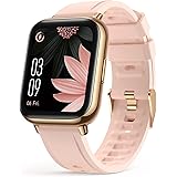 Smart Watch for Women, AGPTEK 1.69"(43mm) Smartwatch for Android and iOS Phones IP68 Waterproof Fitness Tracker Watch Heart R