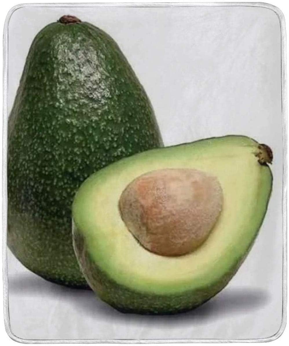 Jgikt Cobija,Aguacate Fresco Mantas Suaves Y Cálidas Mantas De Flanella