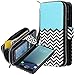 E LV Purse Case for Galaxy S8 Plus - PU Leather Case Cover Flip Folio Wallet Purse Case Cover for Samsung Galaxy S8 Plus - [Zigzag]